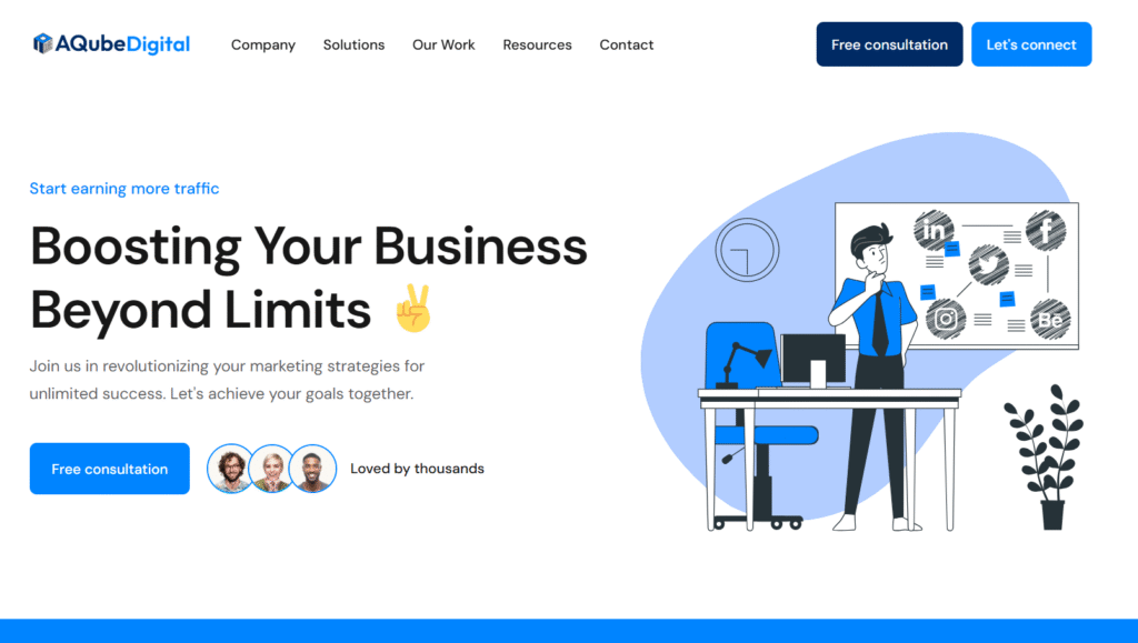 AQube Digital-logo design services