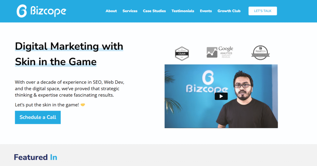 Bizcope-business website development company