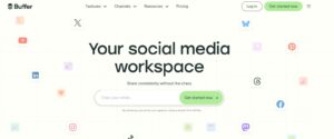 Buffer Landing page