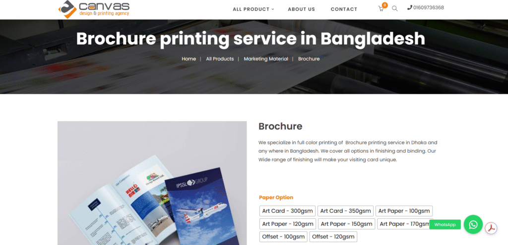 CanvasDPA-Brochure Design Services