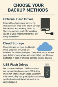 Choose Your Backup Methods