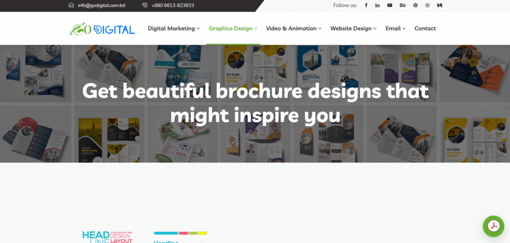 Go Digital-Brochure Design Services