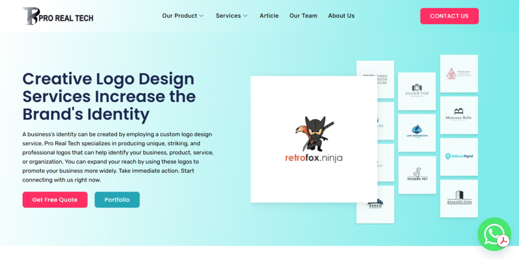 Pro Real Tech-logo design services