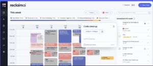 Reclaim.ai-interface