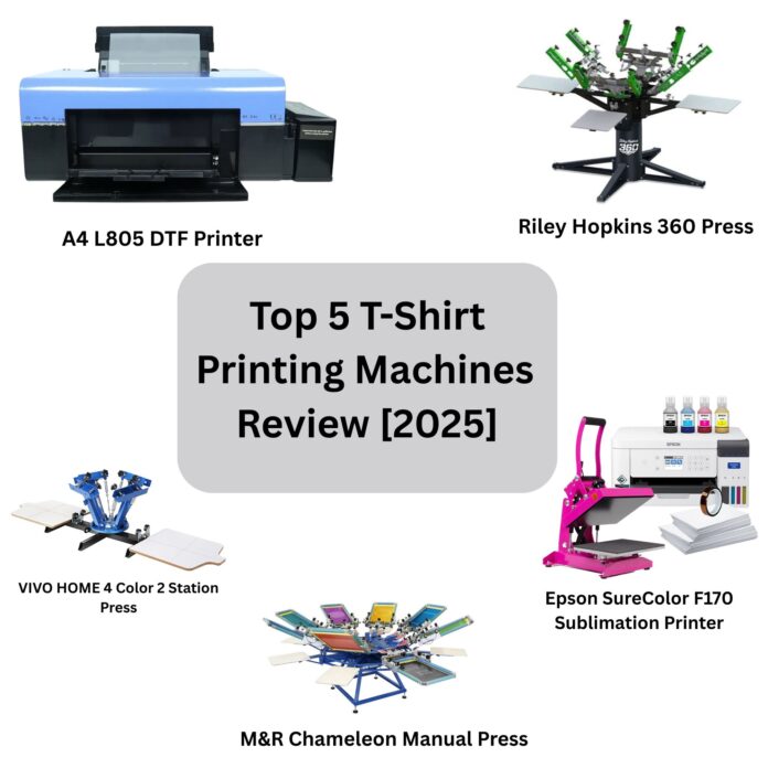 Top 5 T-Shirt Printing Machines Review [2025]