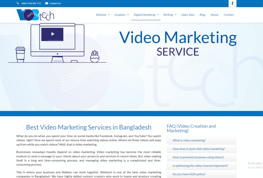 Video Marketing Services
