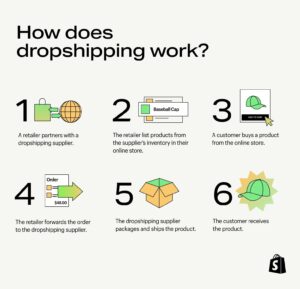 how great online business dropshipping work