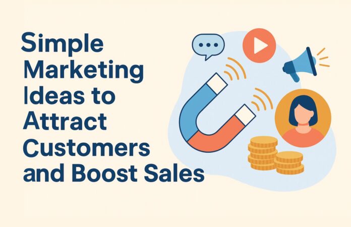 simple Marketing ideas to attract customers and boost sales