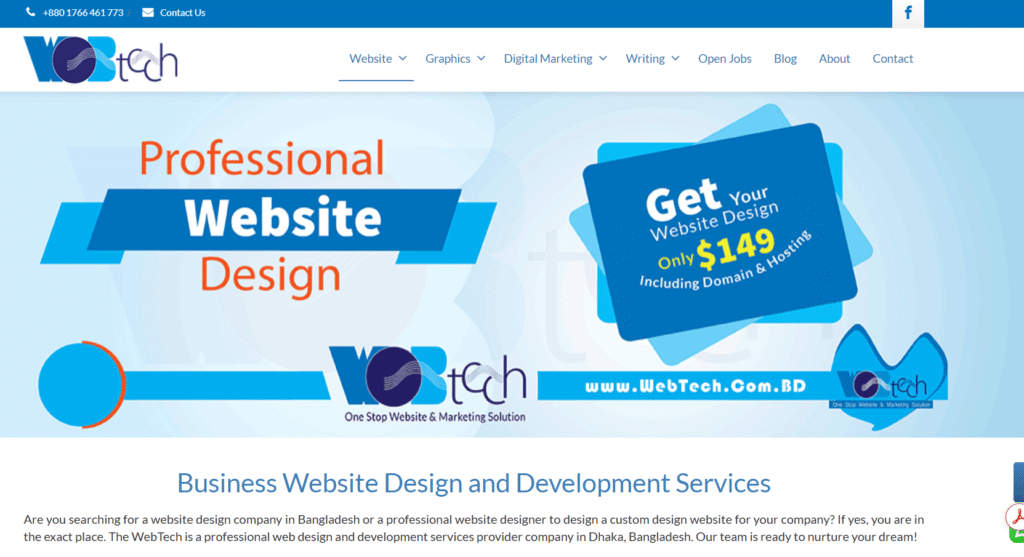 webtech-business website development