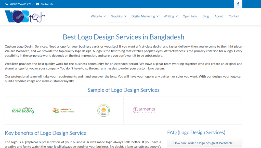 webtech-logo design services