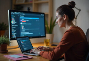 woman-works-as-a-social-media-manager