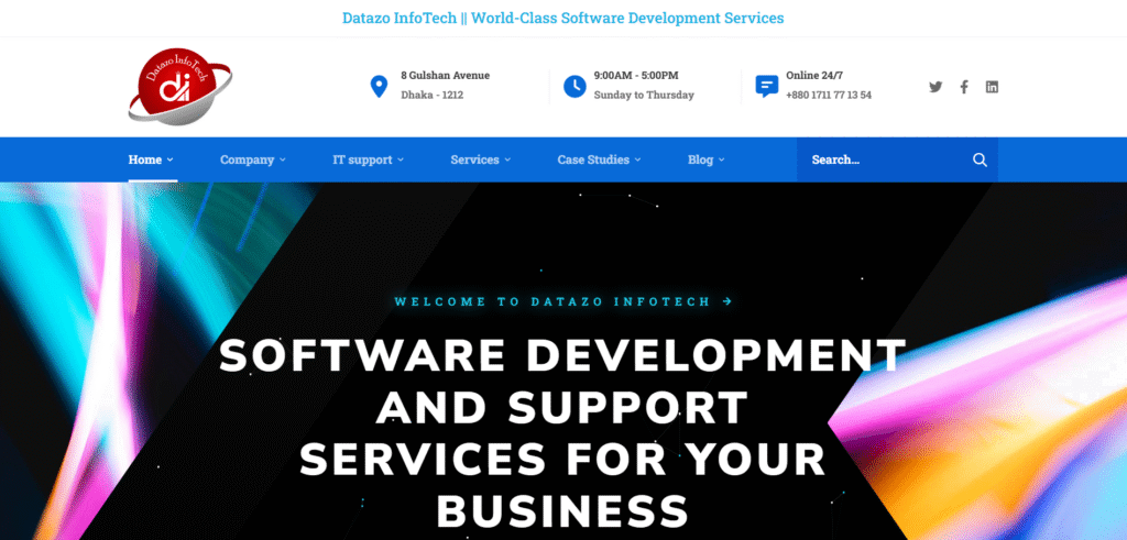 Industrial Website Development Bangladesh